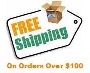 Free Shipping For Orders Over $100